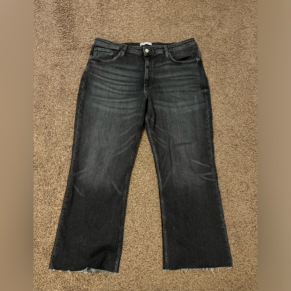 Black faded Zara pants